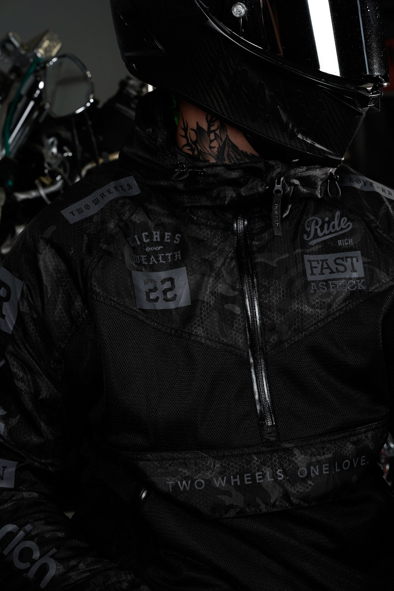 Concord™ V2.Flow™ Mesh Armoured Anorak Jacket {RR GP/Black Camo}