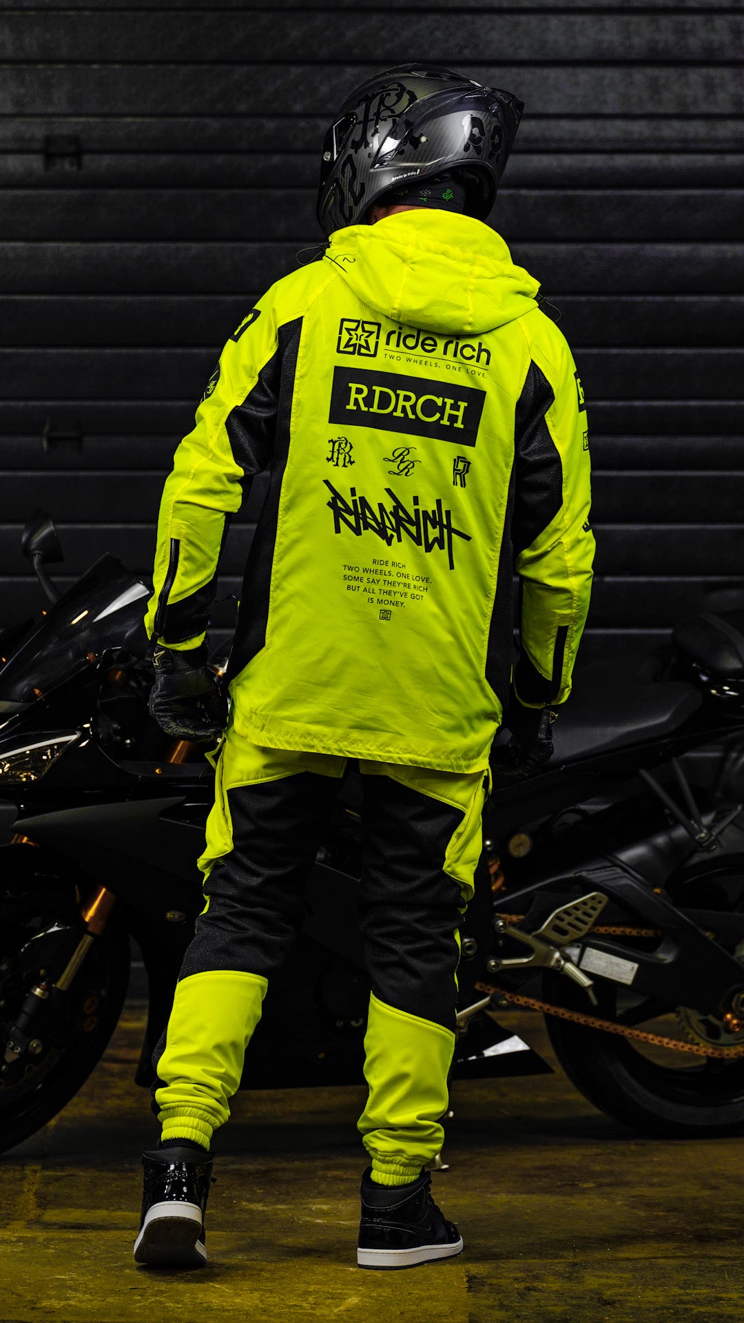 Concord™ V2.Flow™ Mesh Armoured Anorak Jacket {RR GP/Hyper Yellow}