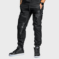 Unit 16™ Armoured Denim Cargo Motorcycle Joggers {Black}