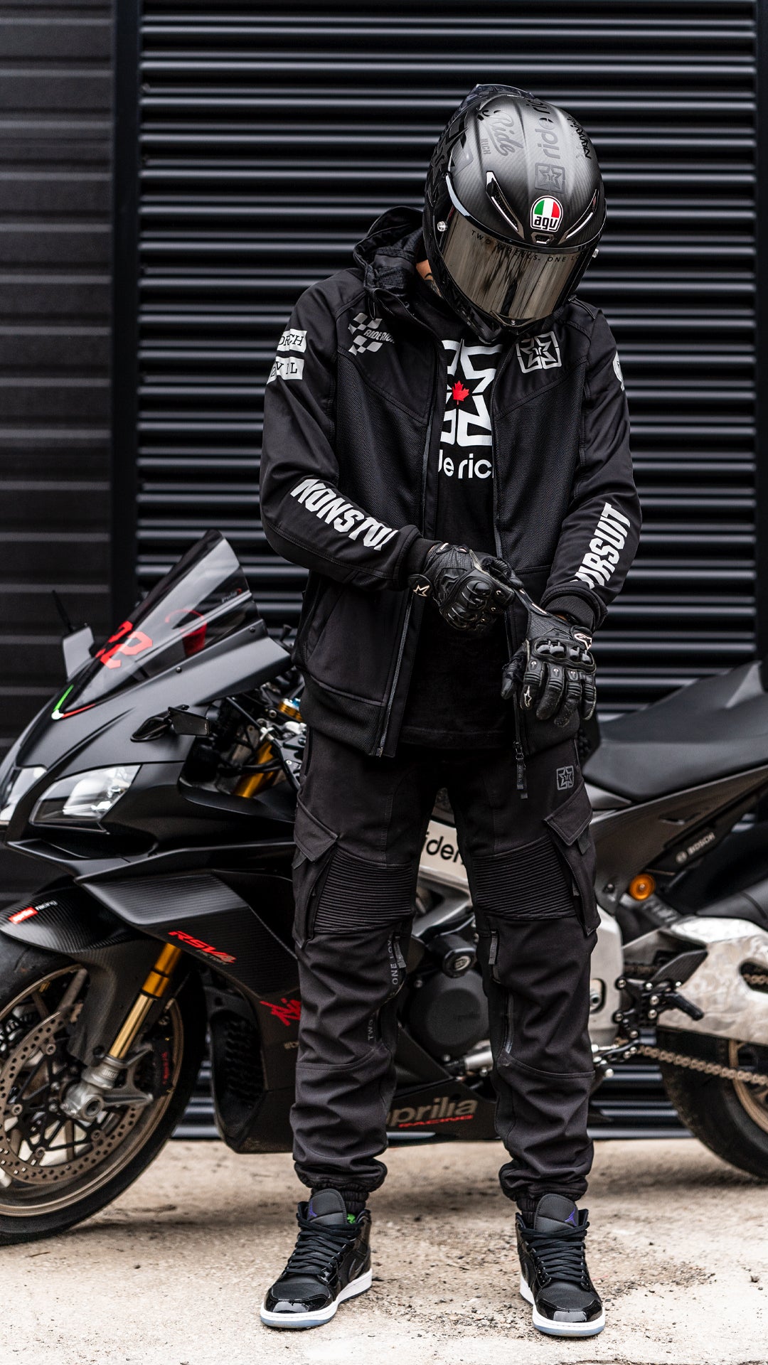 Regency™ V2.Flow™ Mesh Armoured Motorcycle Jacket {Pursuit/Black}