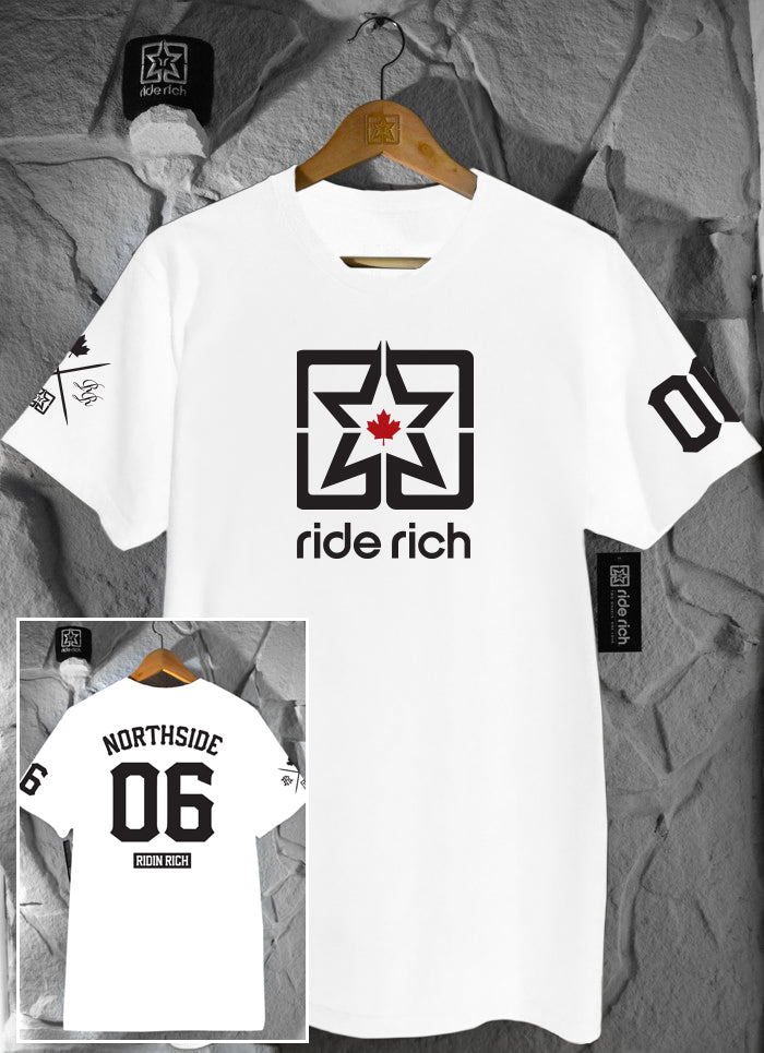 Ride Rich Home Grown Tee {White}