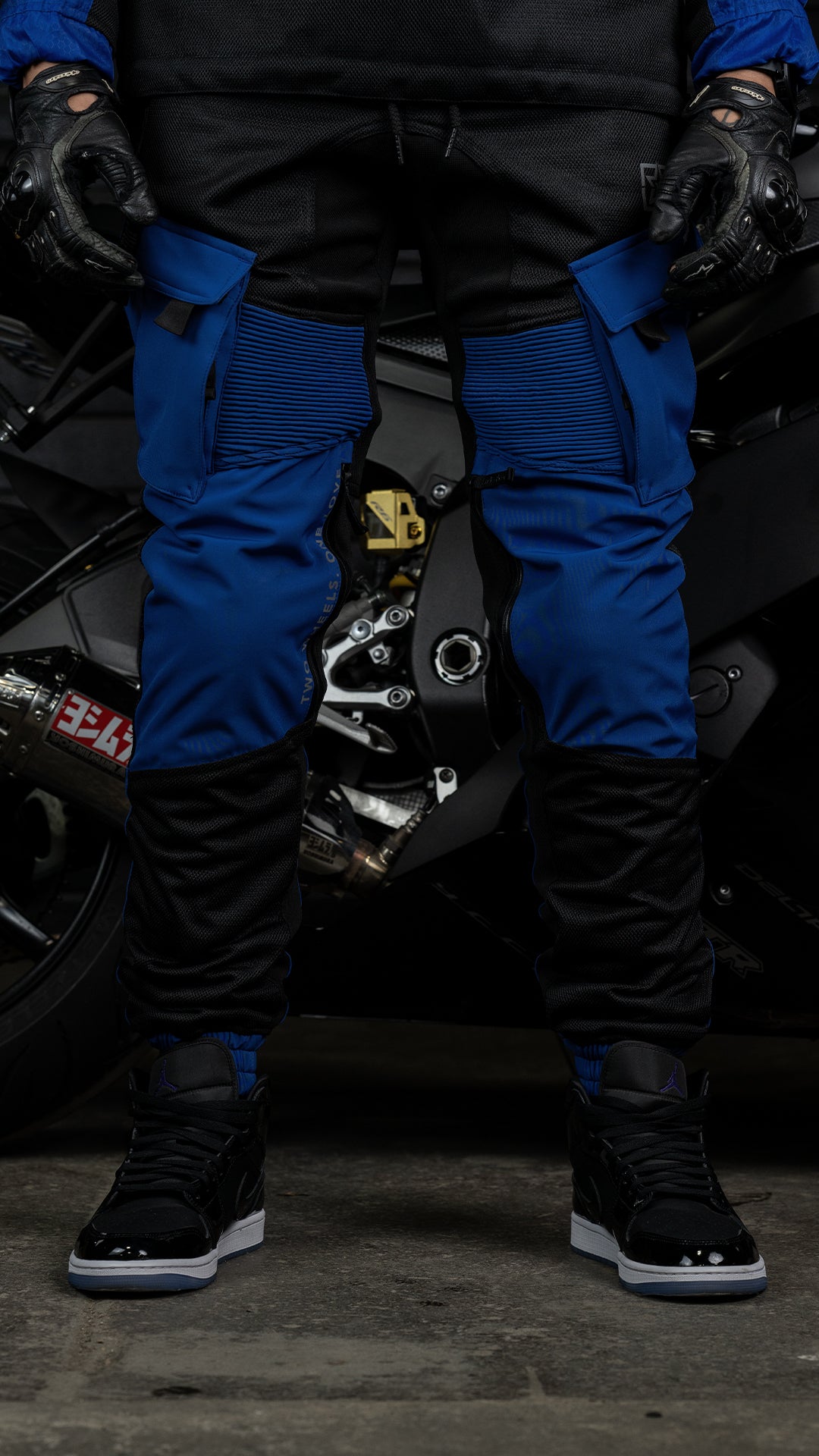 Unit 16™ V2.Flow™ Mesh Armoured Cargo Joggers {Blue}