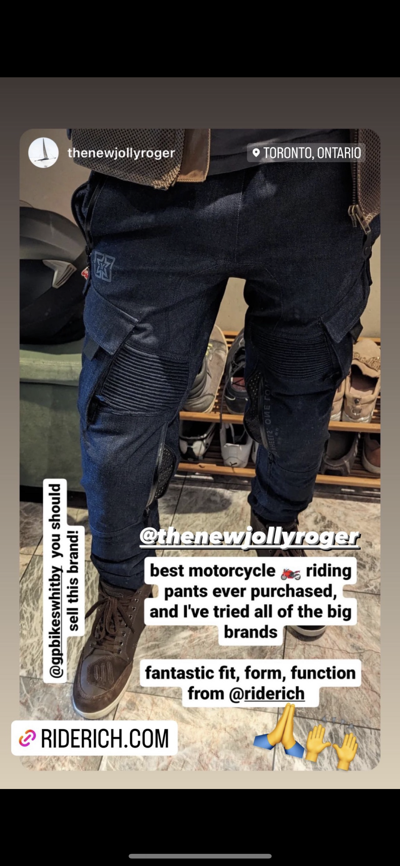 Unit 16™ Armoured Denim Cargo Joggers {Raw Indigo}