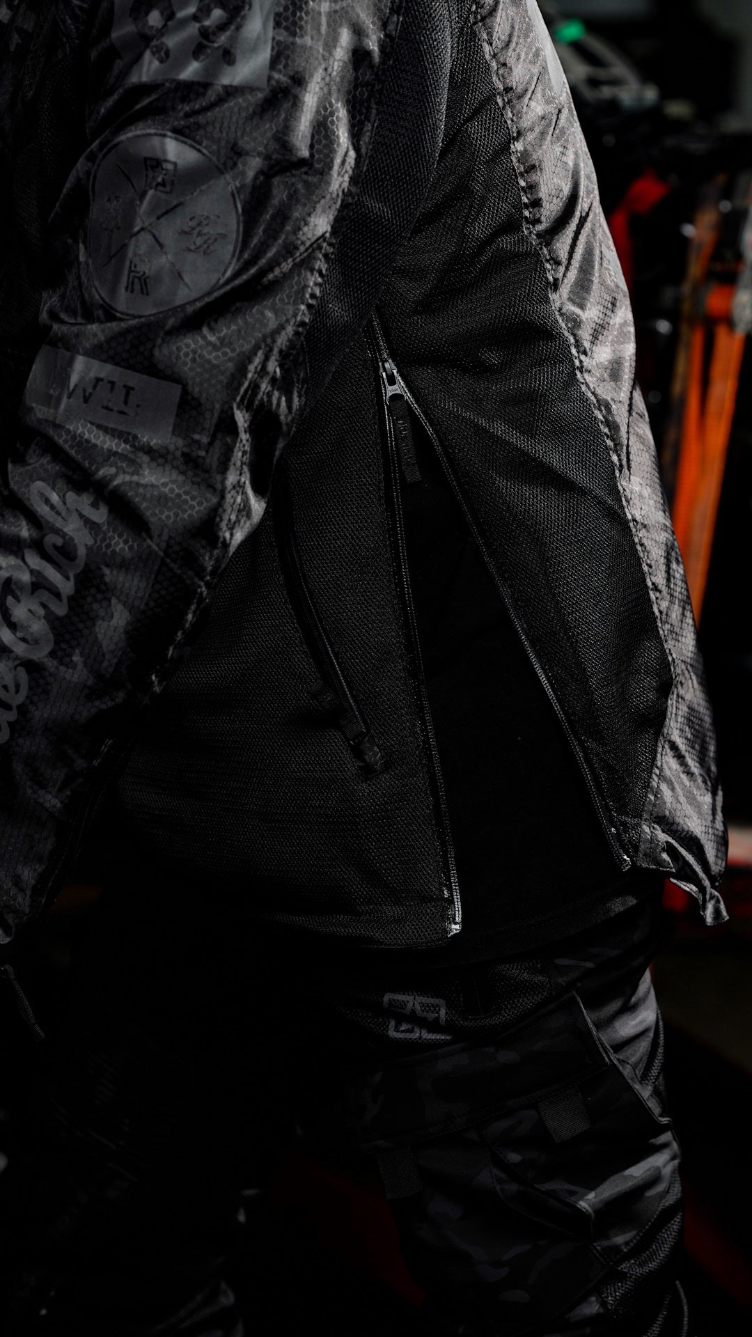 Concord™ V2.Flow™ Mesh Armoured Anorak Jacket {RR GP/Black Camo}