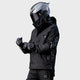 Concord™ Armoured Denim Anorak Motorcycle Jacket {The Message V2/Black}