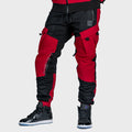 Unit 16™ V2.Flow™ Mesh Armoured Cargo Motorcycle Joggers {Red}