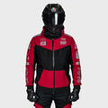 Regency™ V2.Flow™ Mesh Armoured Motorcycle Jacket {RR GP/Red}
