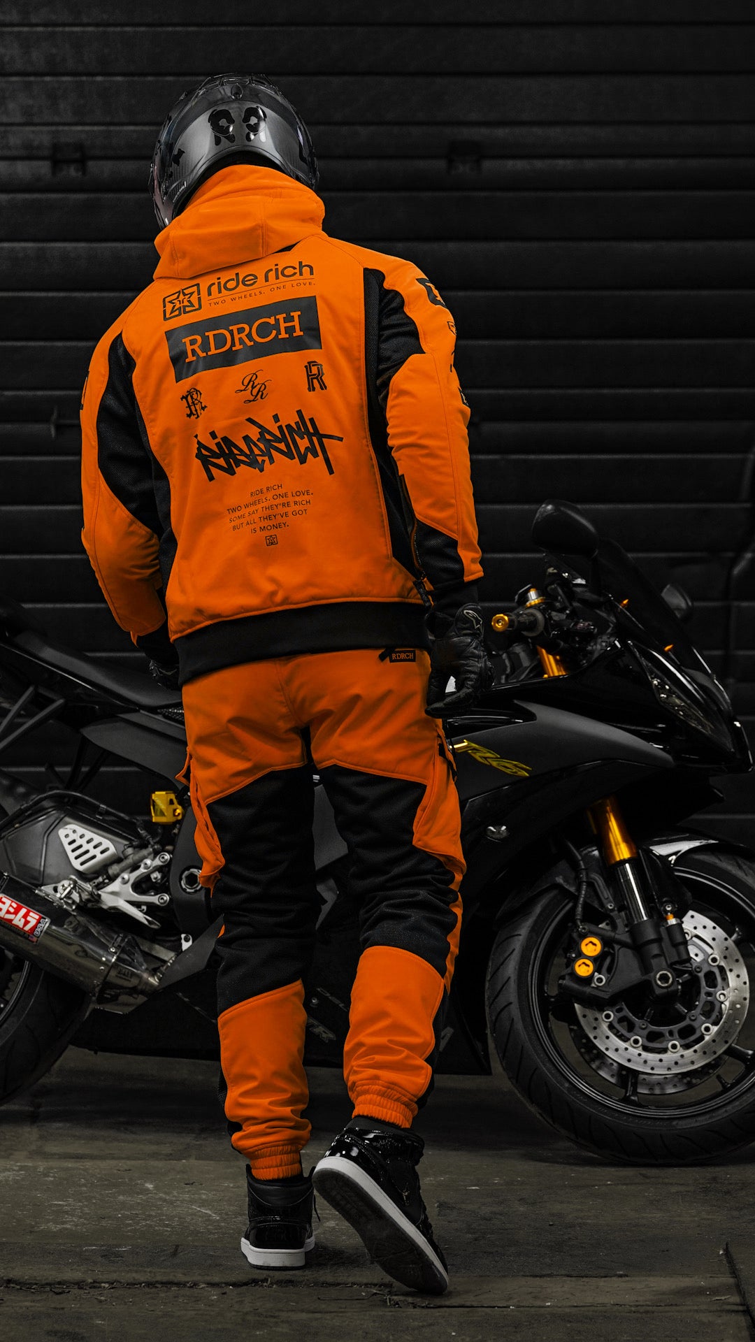 Regency™ V2.Flow™ Mesh Armoured Hooded Jacket {RR GP/Orange}