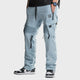 Unit 16™ Armoured Denim Cargo Motorcycle Pants {Soft Sky}
