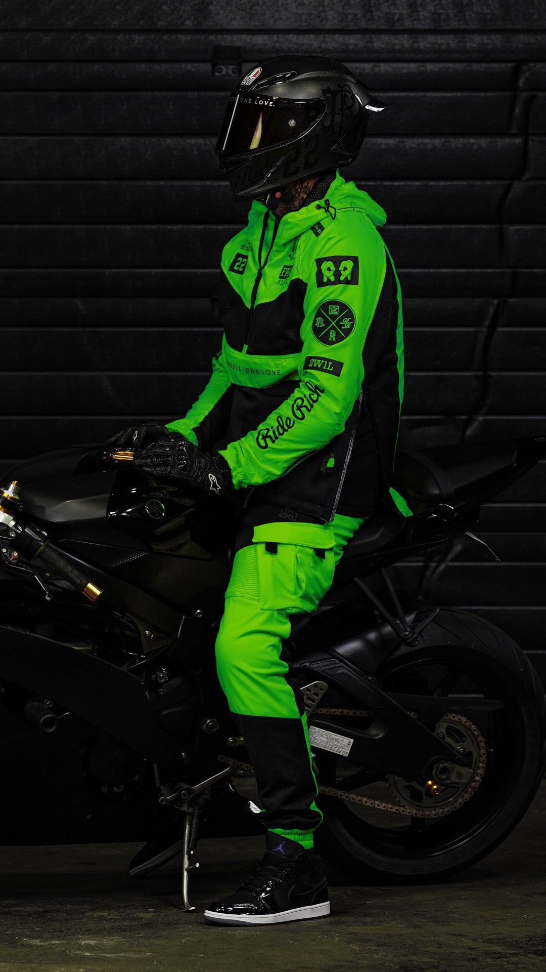 Unit 16™ V2.Flow™ Mesh Armoured Cargo Joggers {Green}