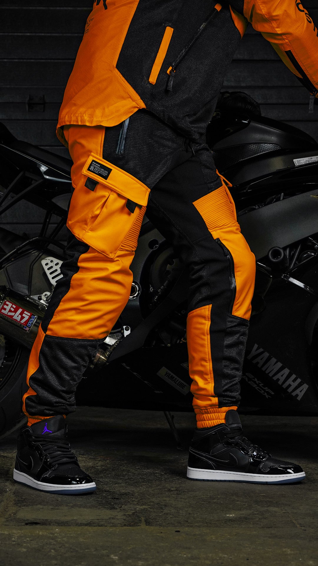 Unit 16™ V2.Flow™ Mesh Armoured Cargo Joggers {Orange}