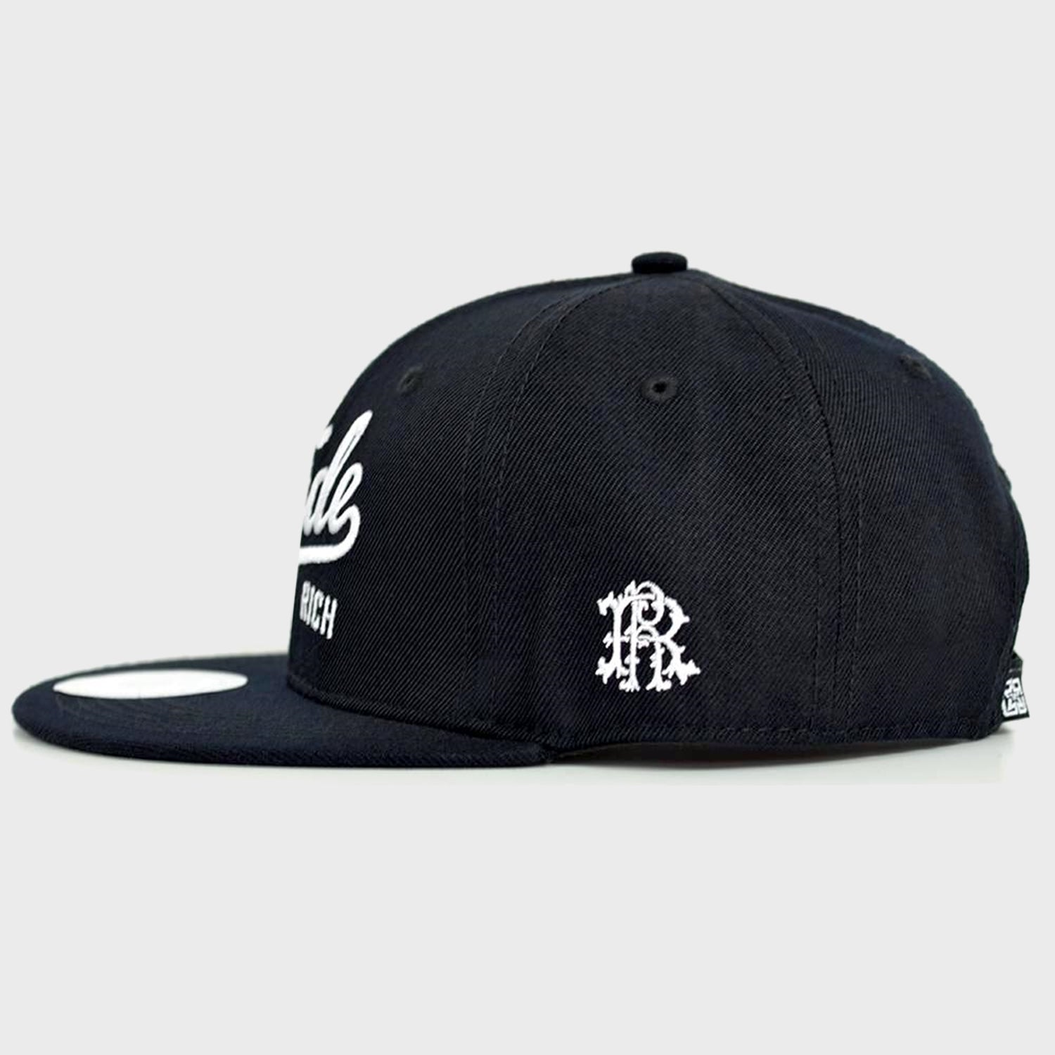 RR Squad Snapback {White on Black}