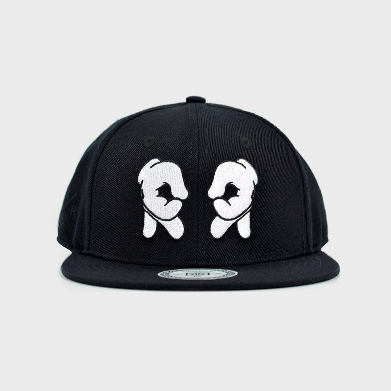 Rep Life On Two Snapback {White on Black}