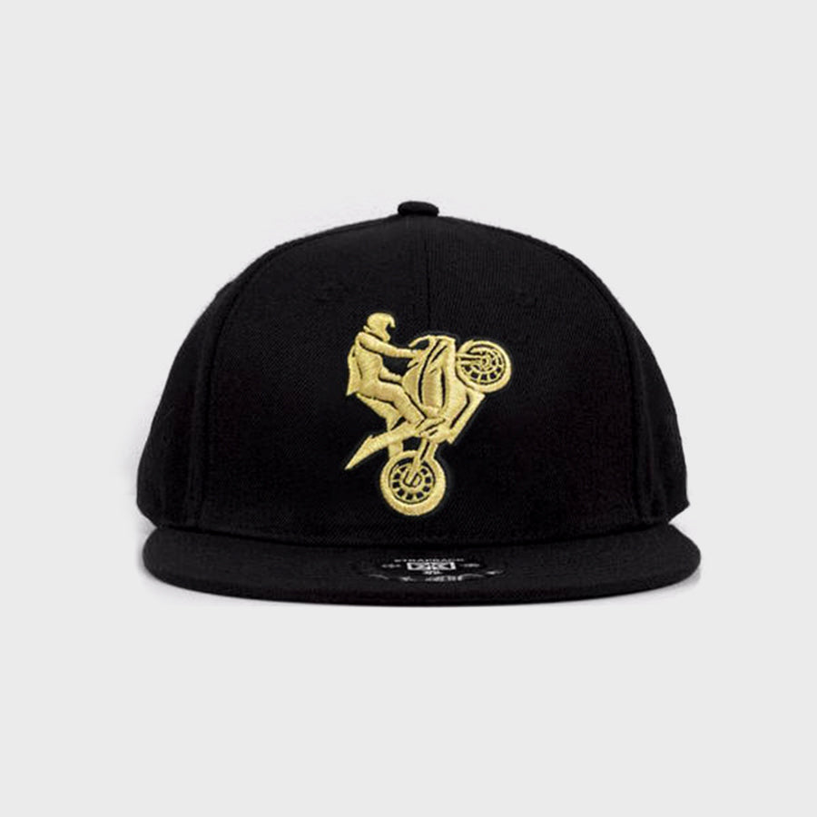 I Love Ridin Snapback {Gold on Black}