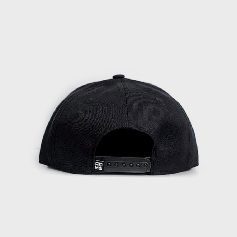 RR Squad Snapback {White on Black}