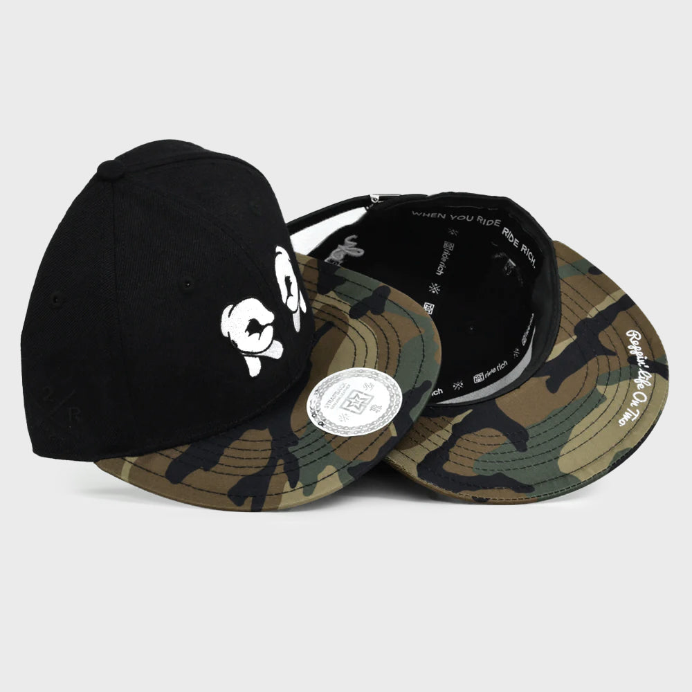 Rep Life On Two Strapback {Camo}