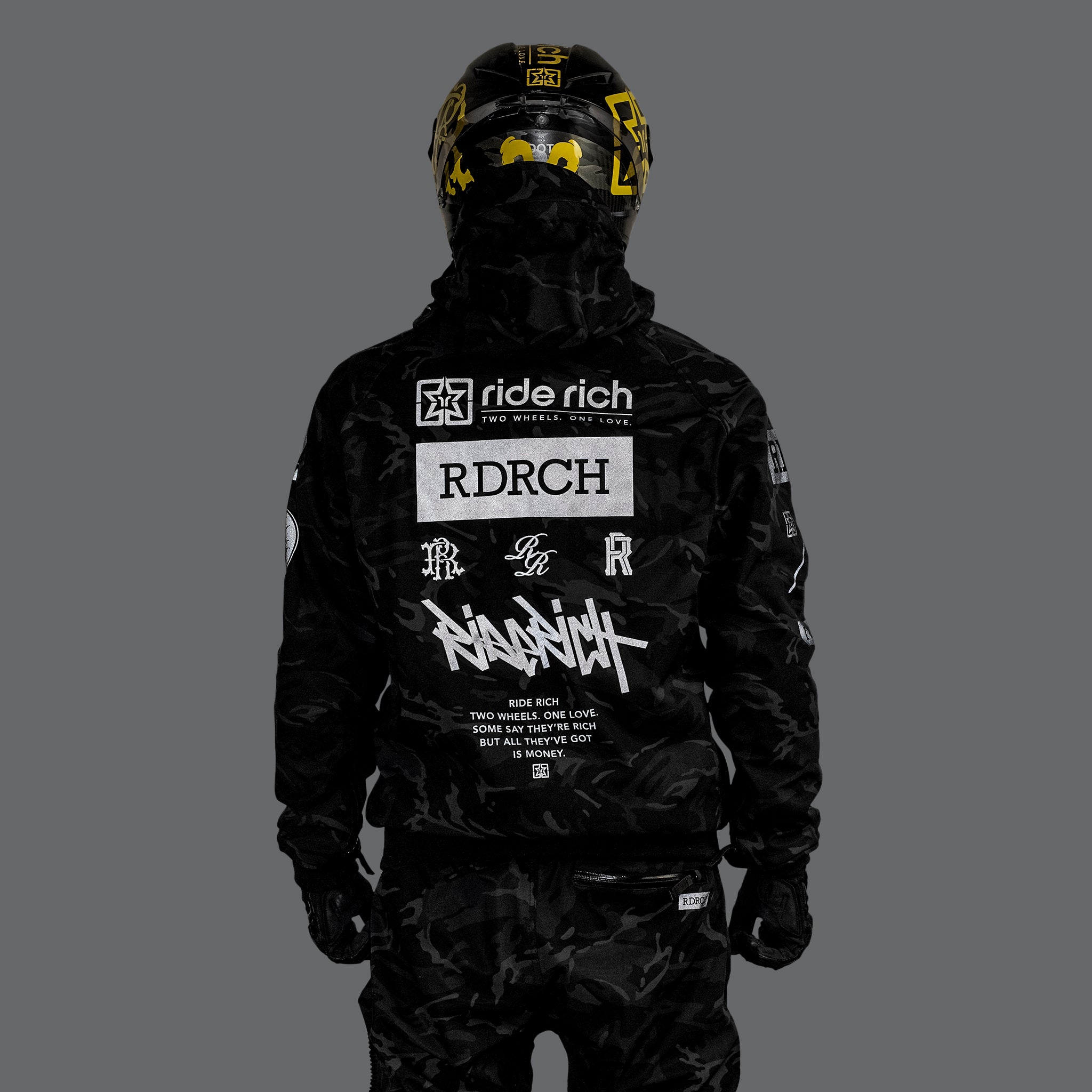 Regency™ Armoured Softshell Hooded Jacket {RR GP/Black Camo}