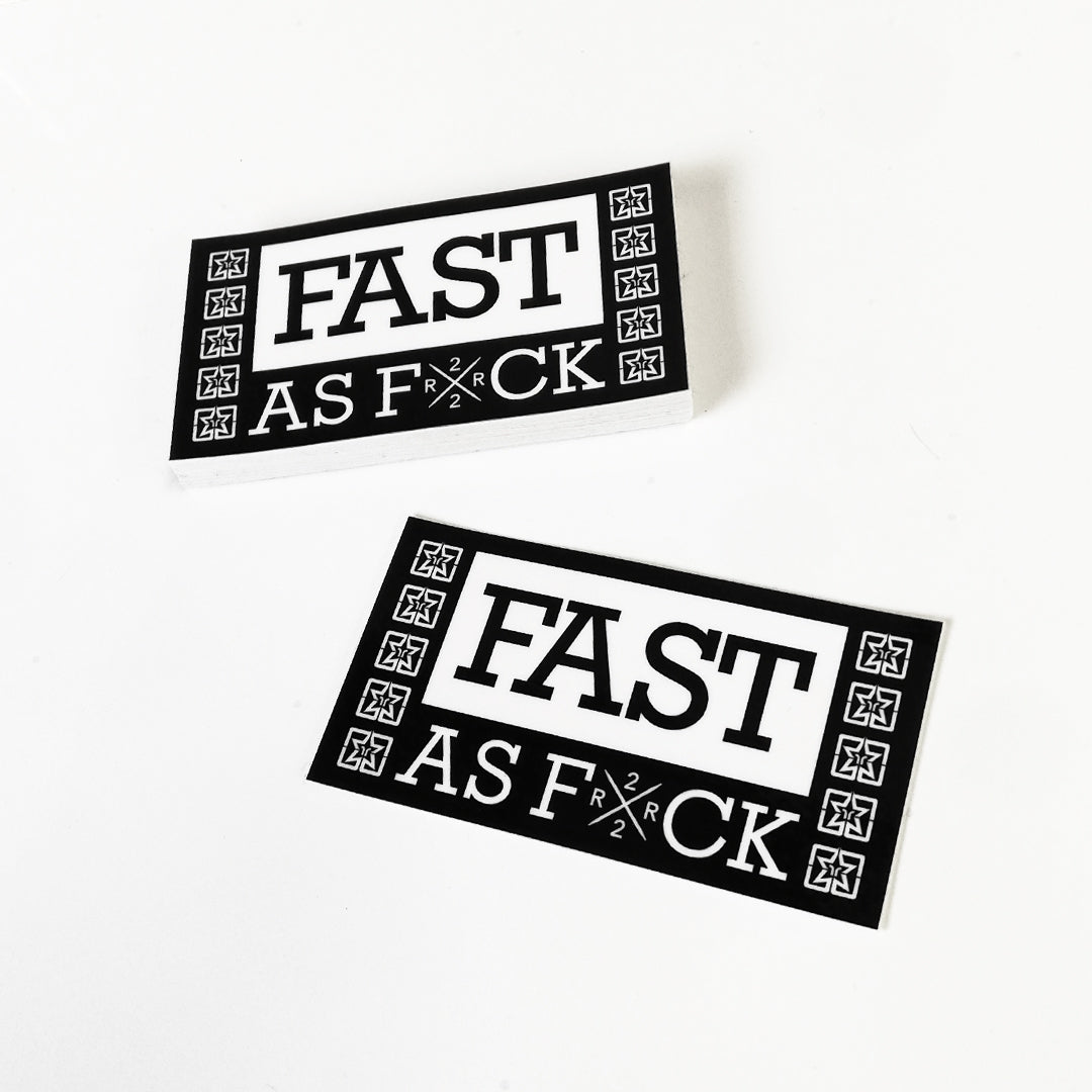 Been Fast Vinyl Sticker {Medium}