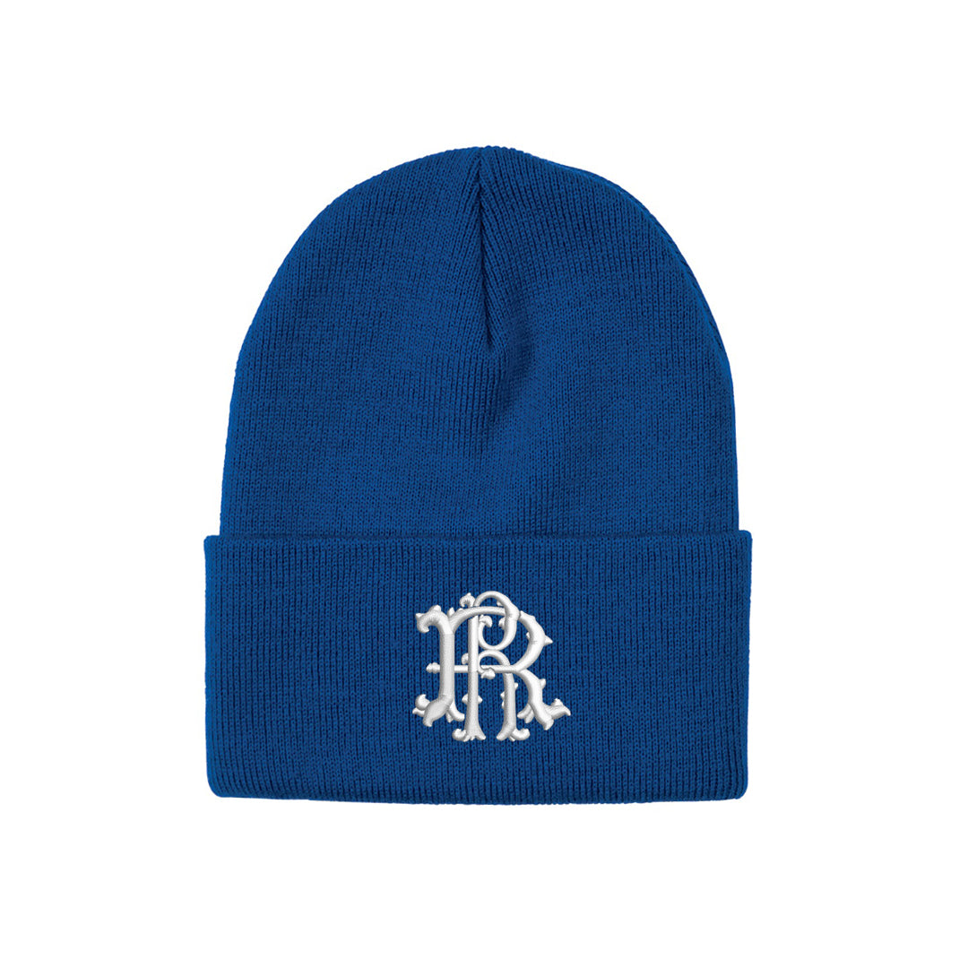 Ride Rich Filigree Knit Beanie {Blue}