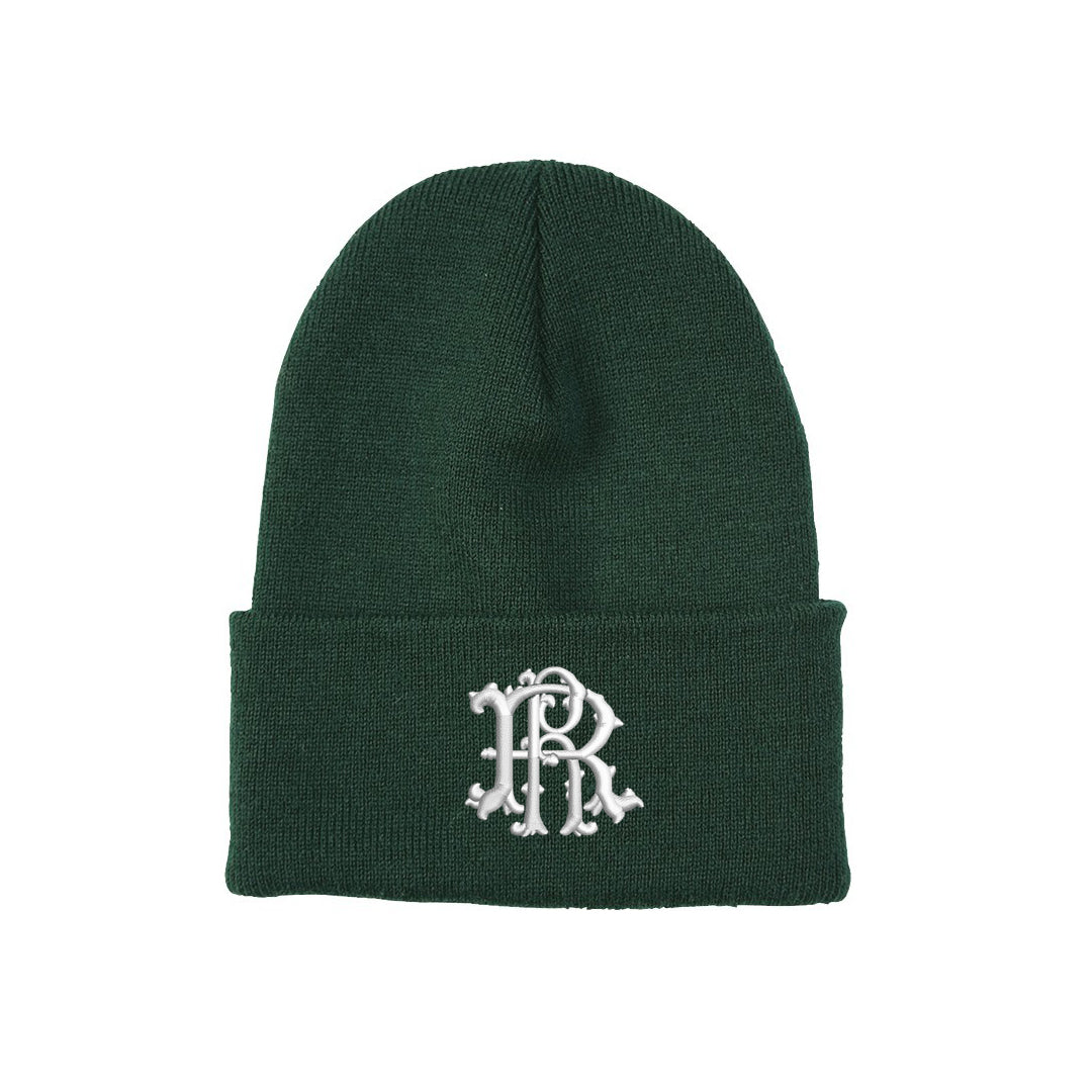 Ride Rich Filigree Knit Beanie {Green}