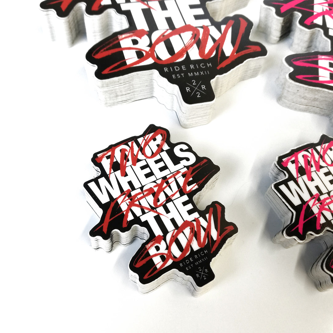 Ride Rich Ride Free Vinyl Sticker {Small}