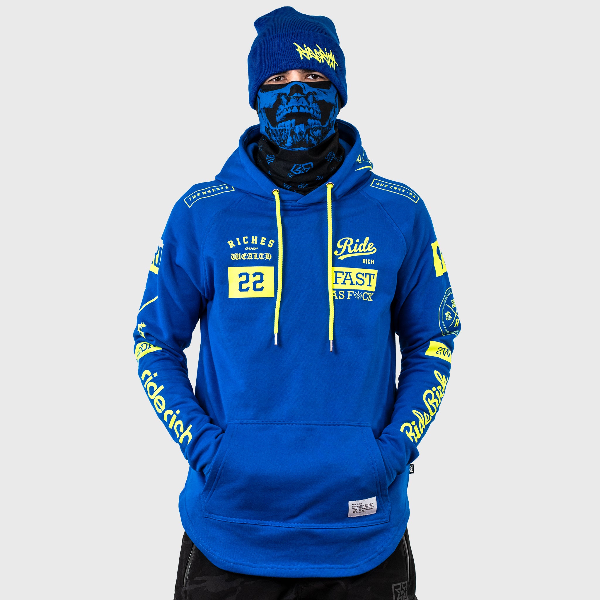 Blue hotsell sweater hoodie