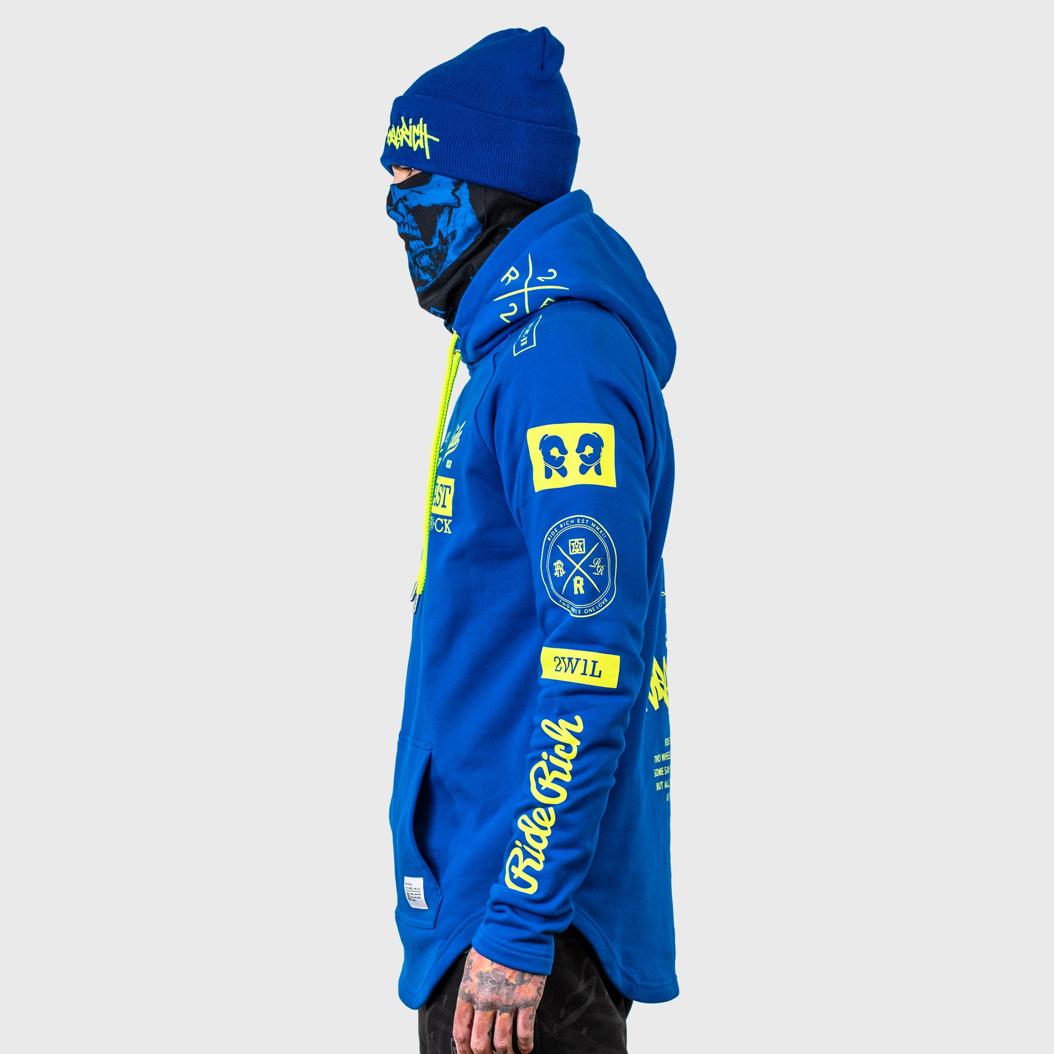 RR GP Scoop Pullover Hoodie {Blue}