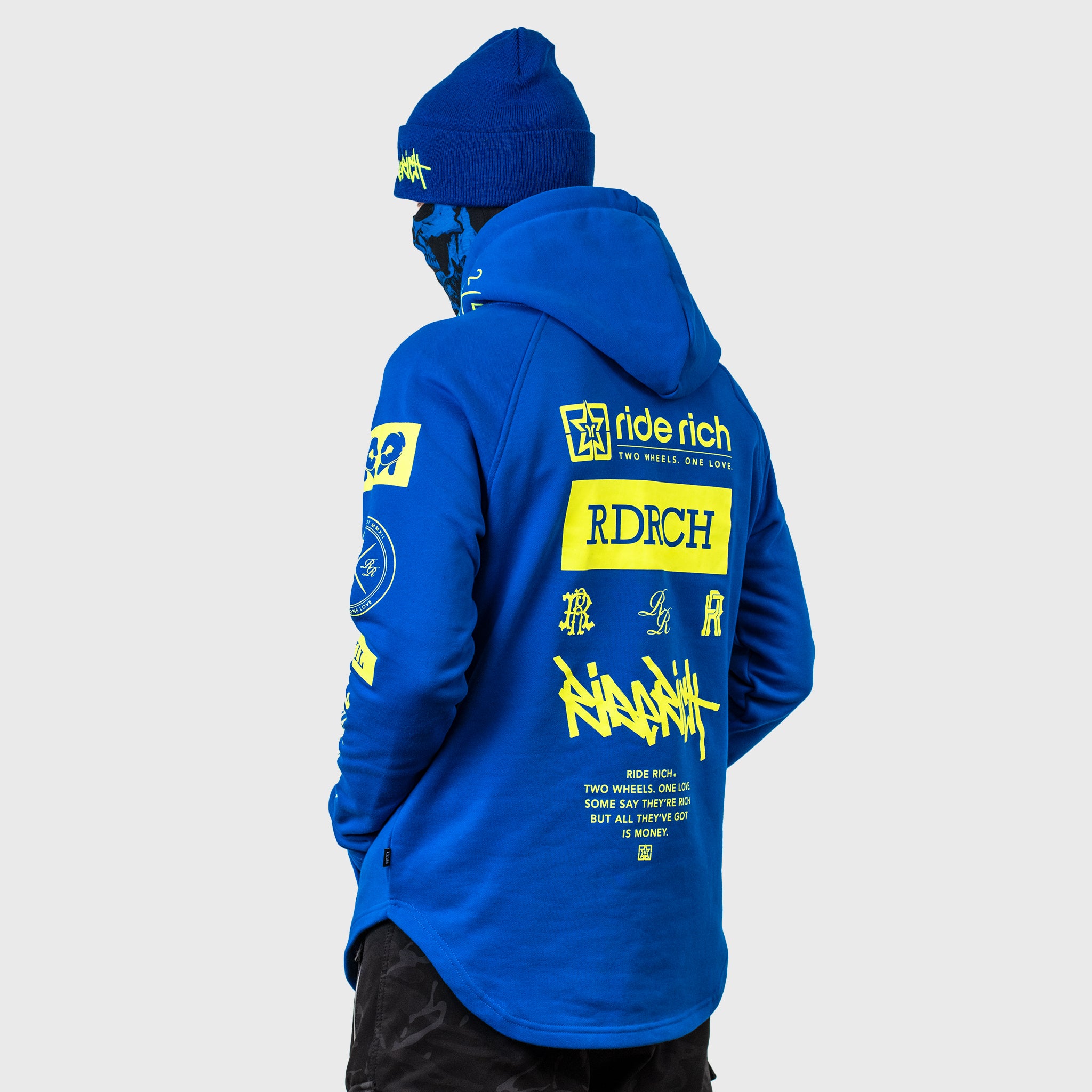 RR GP Scoop Pullover Hoodie {Blue}