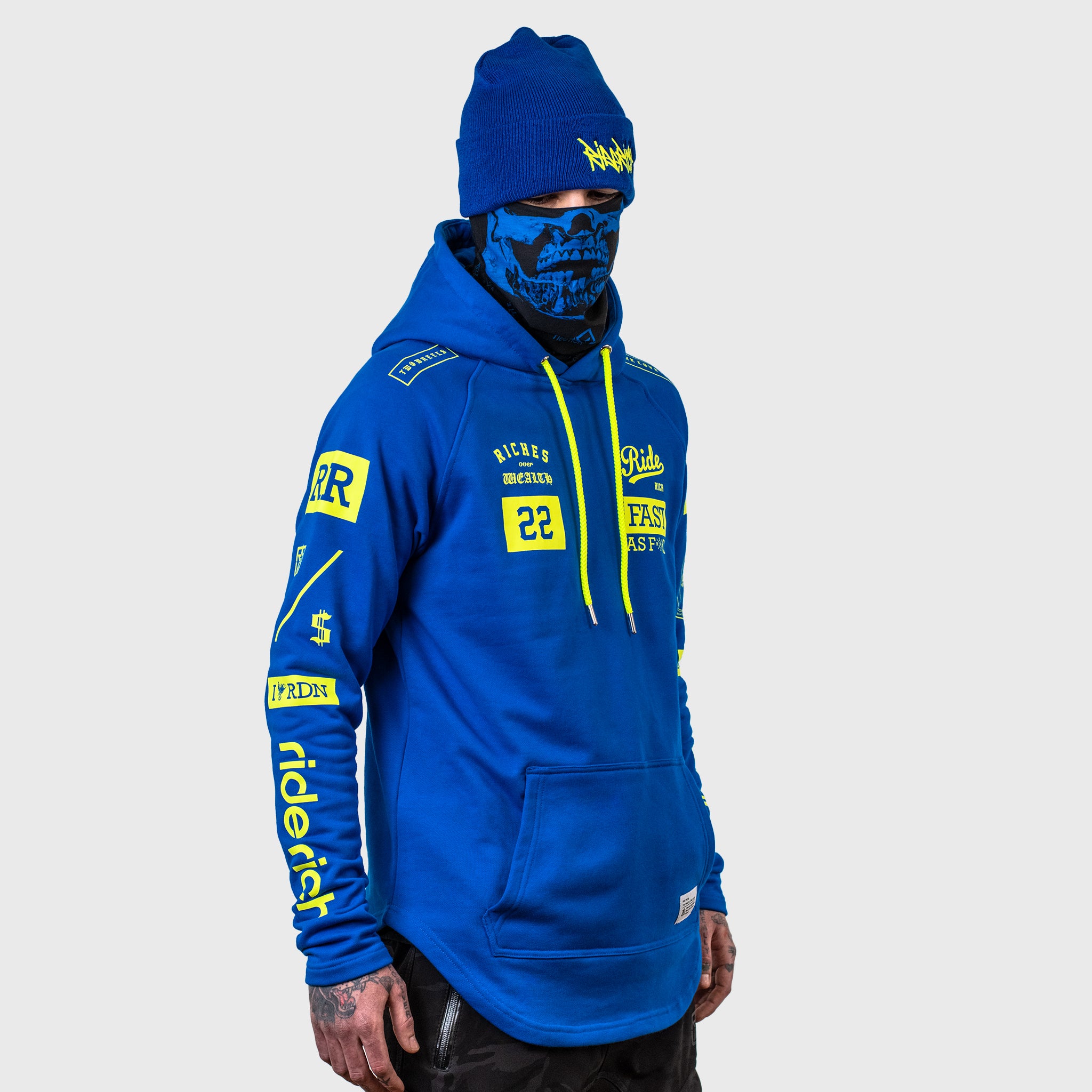 RR GP Scoop Pullover Hoodie {Blue}