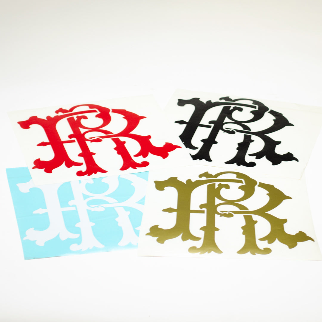 Ride Rich Filigree Vinyl Decal {Oversized}