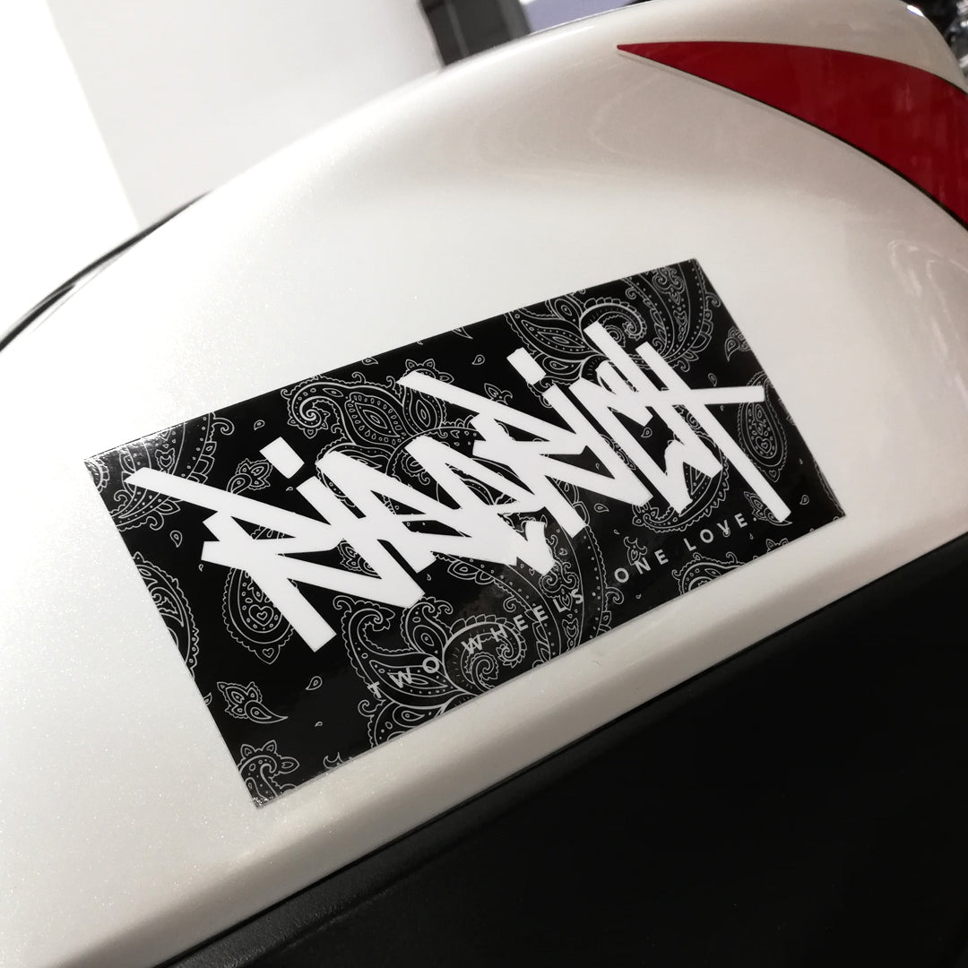 Tag 2W1L Vinyl Sticker {Paisley}