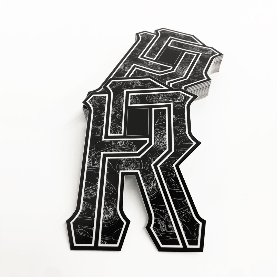 R's on Lock Vinyl Sticker {600}