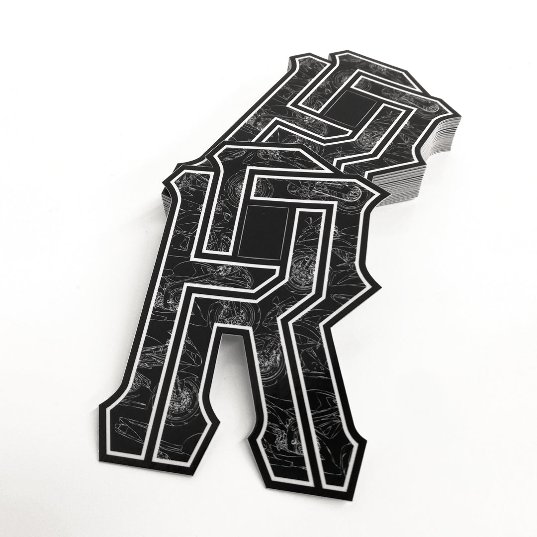 R's on Lock Vinyl Sticker {600}