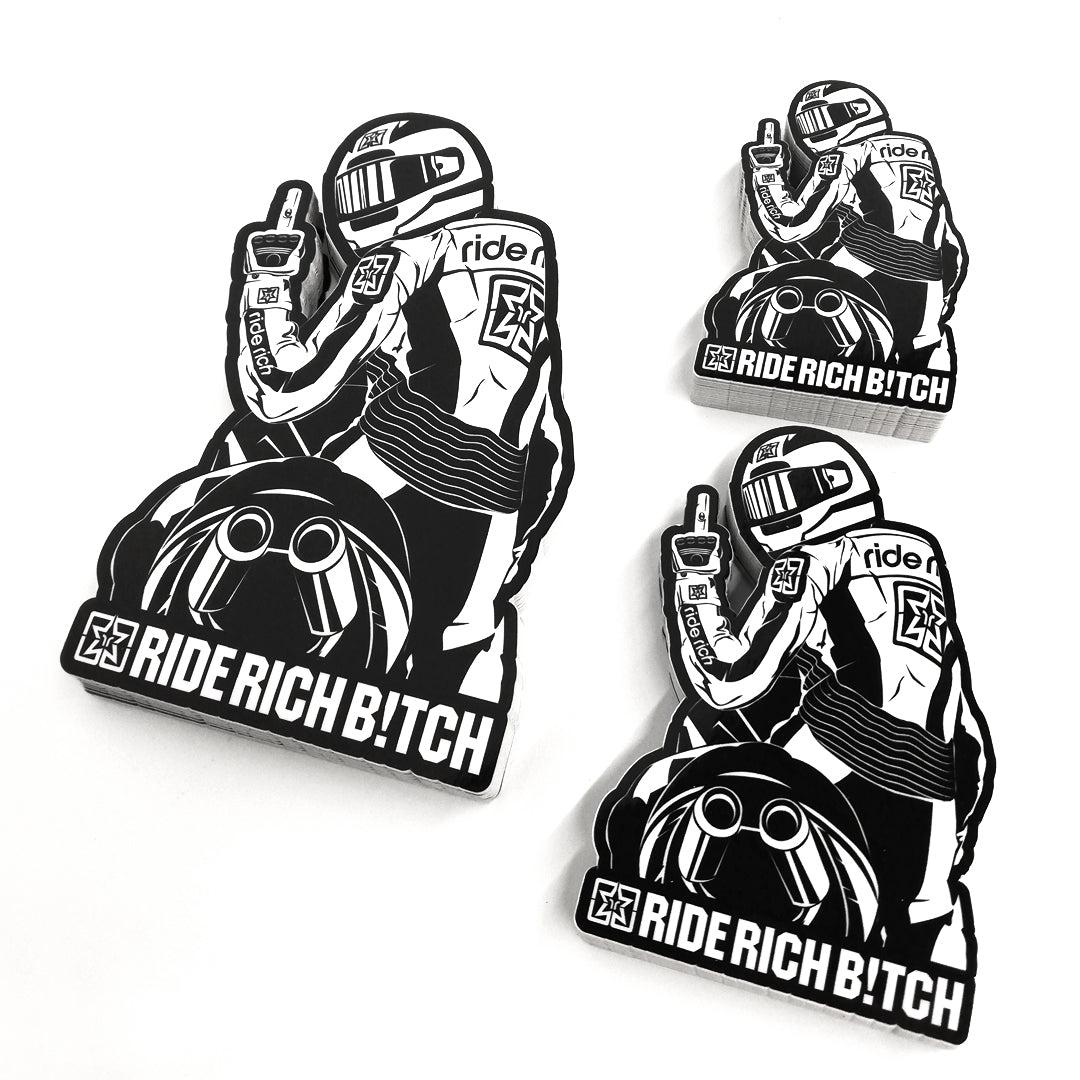 SNR Rider Vinyl Sticker {Small}