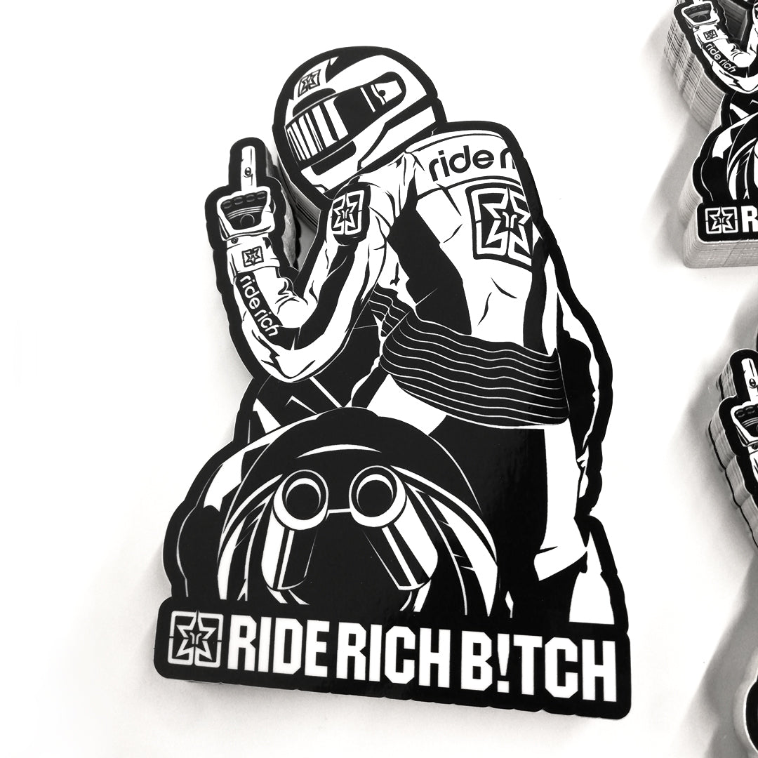 SNR Rider Vinyl Sticker {Large}