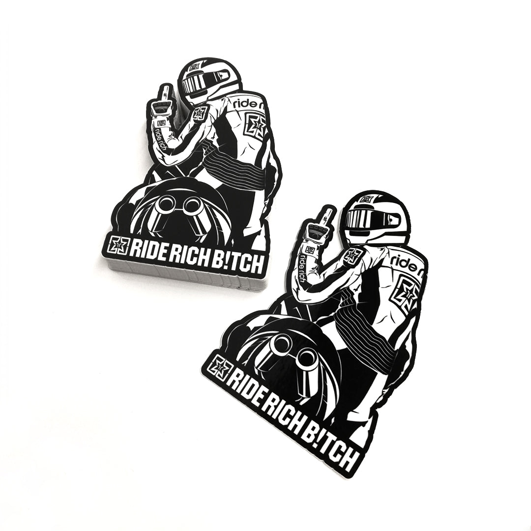 SNR Rider Vinyl Sticker {Small}