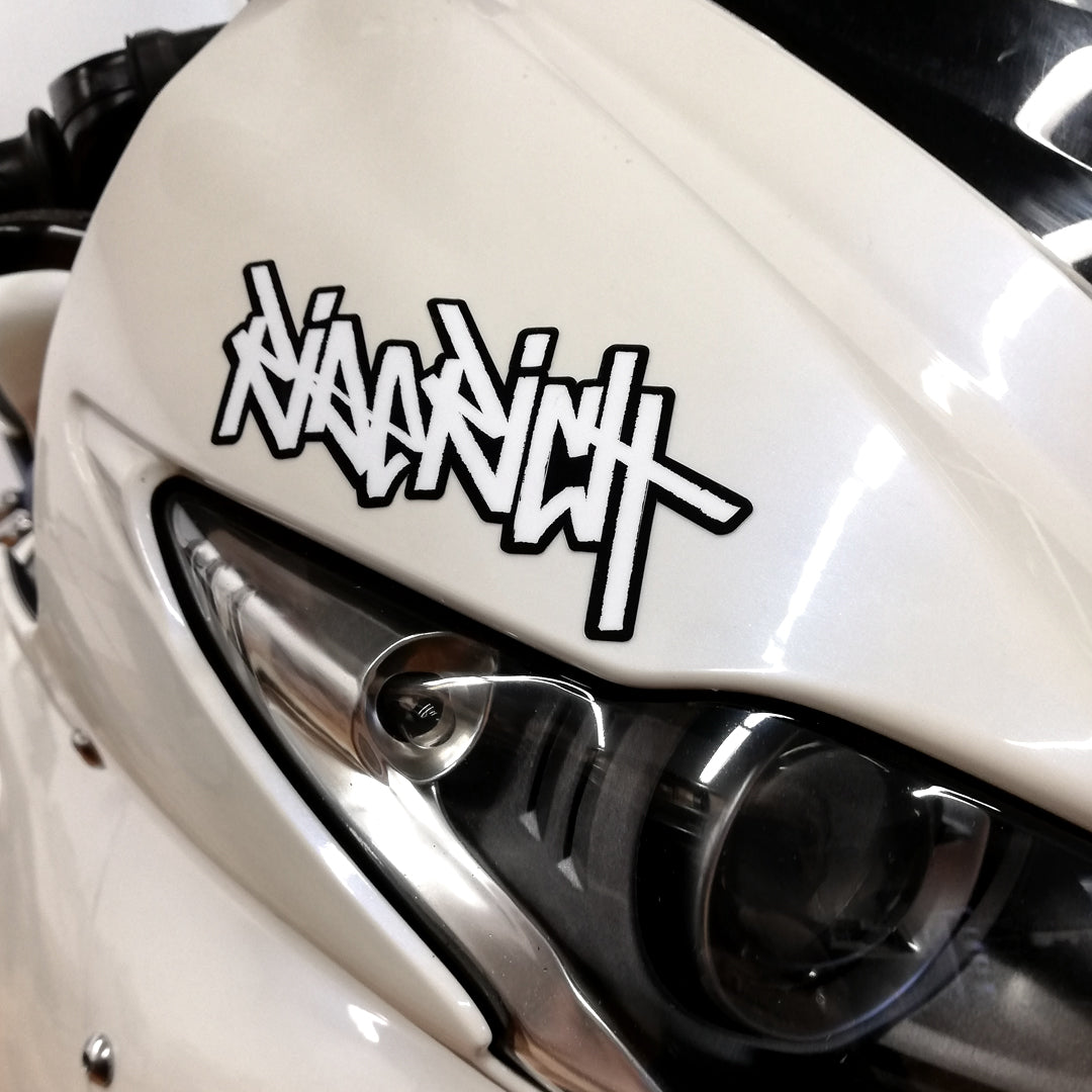 Ride Rich Tag Vinyl Sticker {Black Outline}