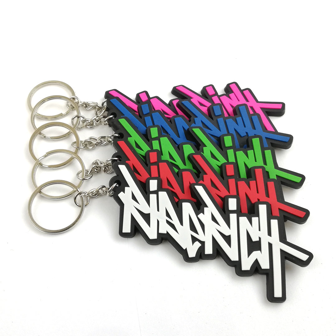 Ride Rich Tag Keychain