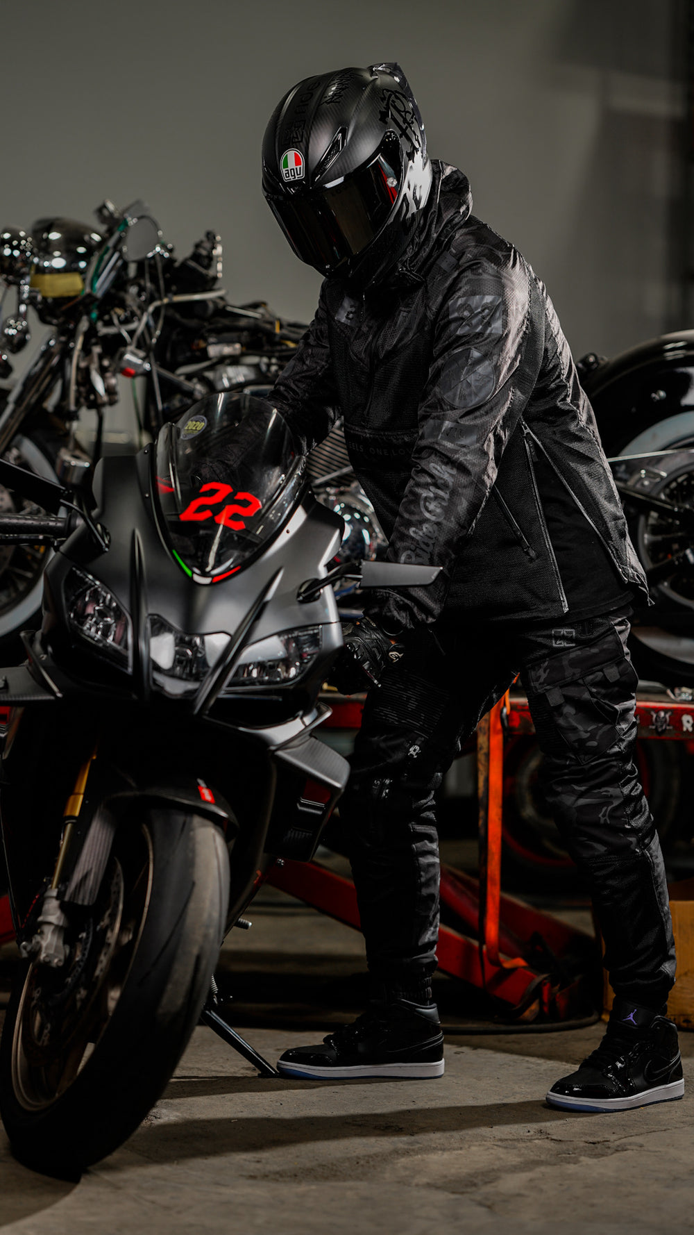 Concord™ V2.Flow™ Mesh Armoured Anorak Jacket {RR GP/Black Camo}