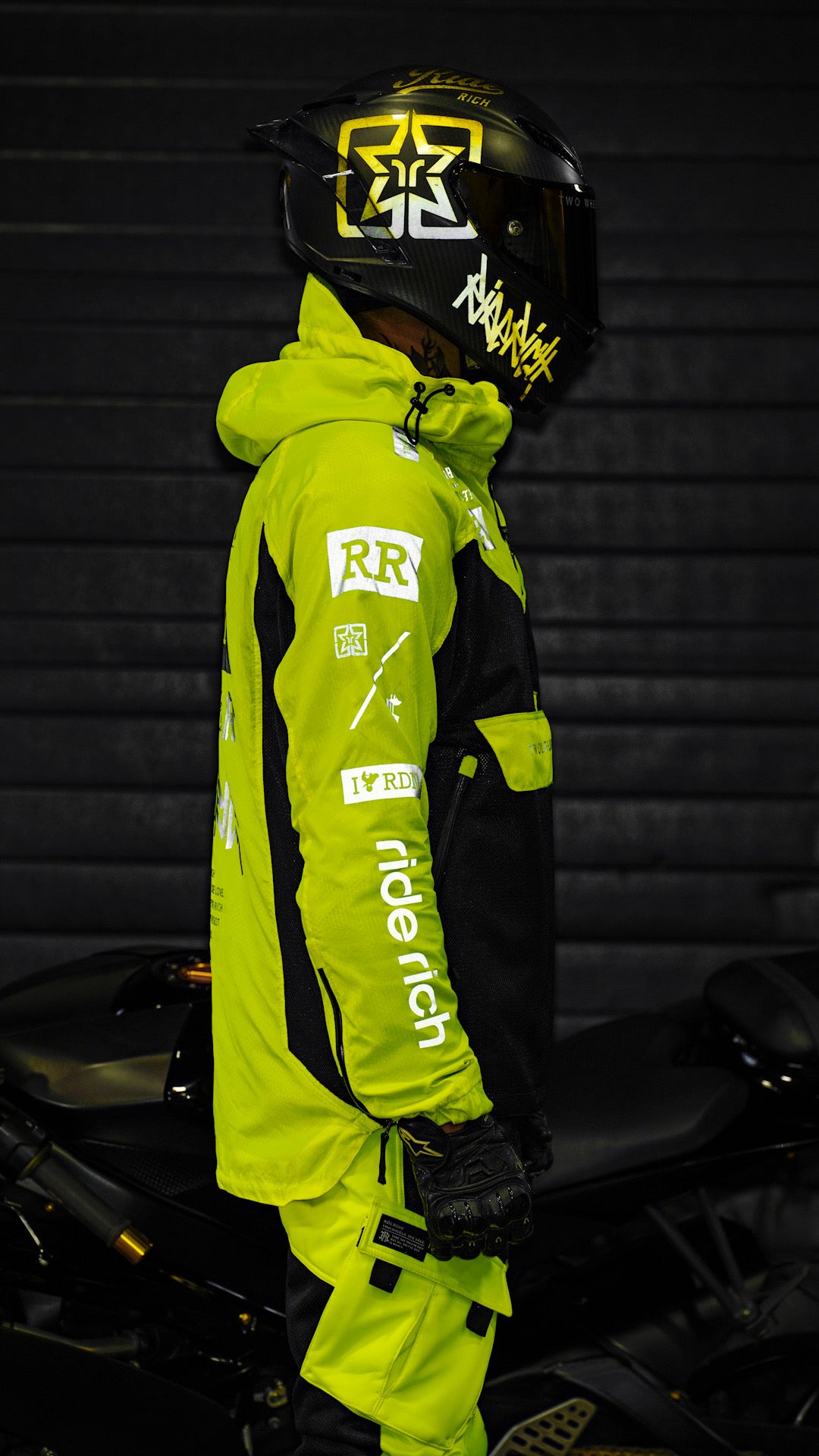 Concord™ V2.Flow™ Mesh Armoured Anorak Jacket {RR GP/Hyper Yellow}