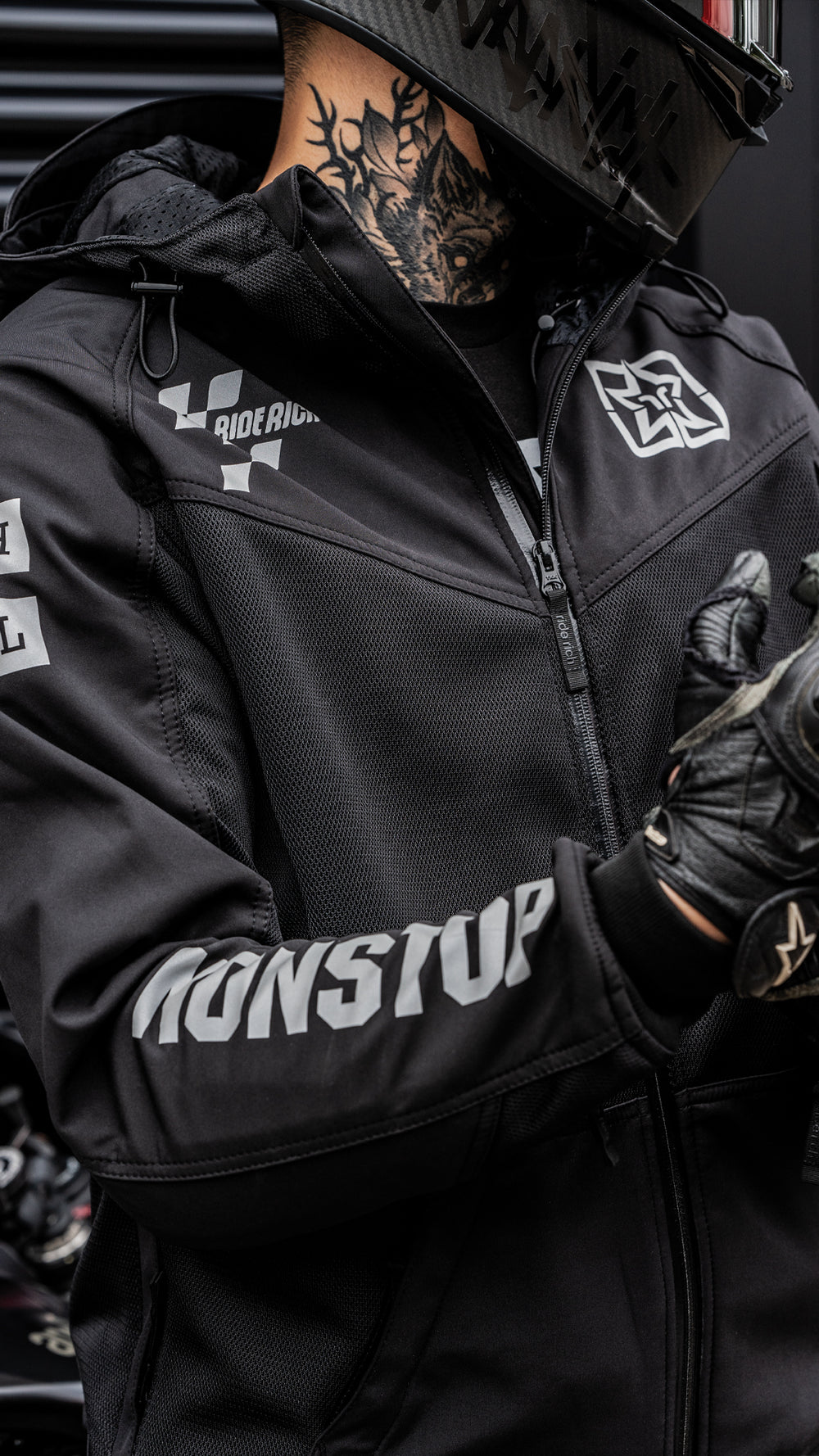 Regency™ V2.Flow™ Mesh Armoured Hooded Jacket {Pursuit/Black}