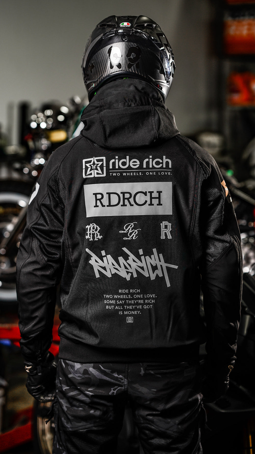 Regency™ V2.Flow™ Mesh Armoured Hooded Jacket {RR GP/Black}