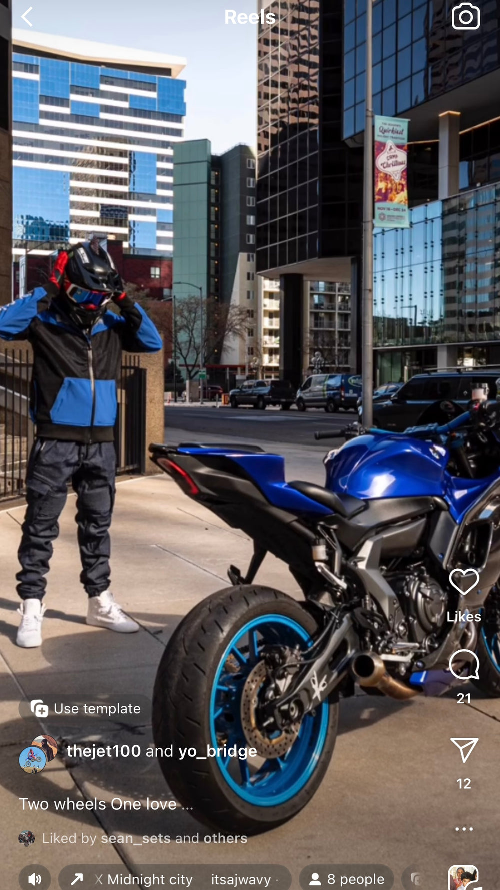 Regency™ V2.Flow™ Mesh Armoured Hooded Jacket {RR GP/Blue}