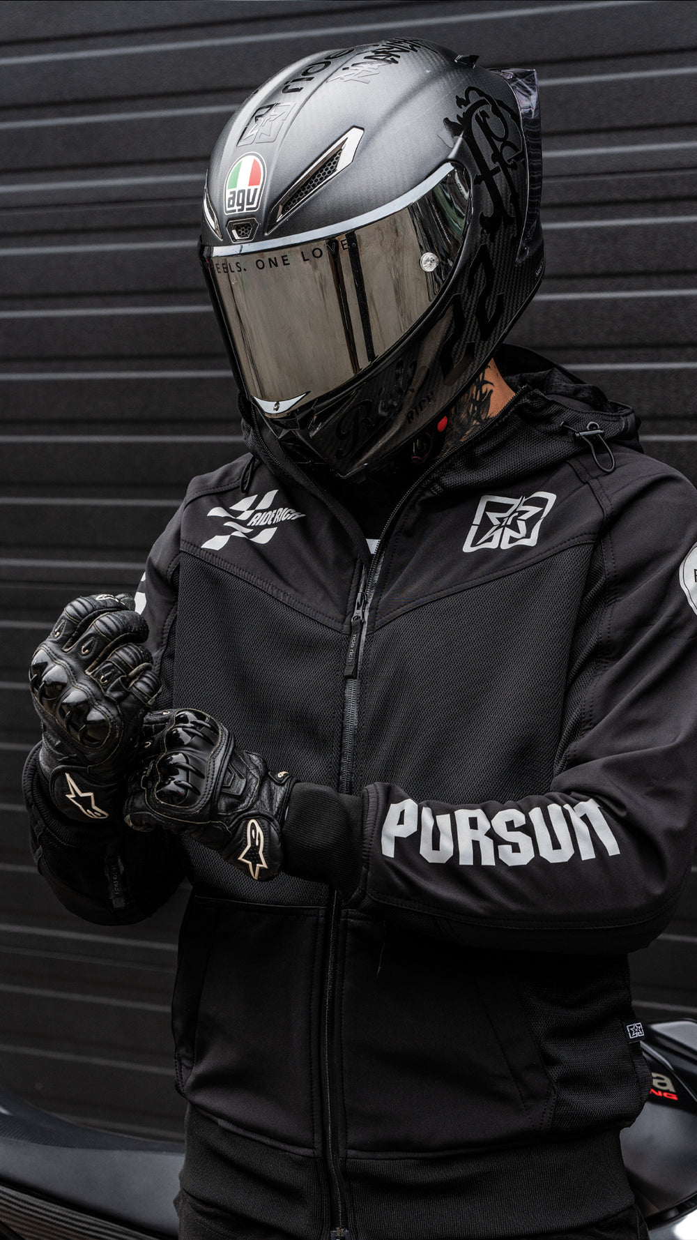Regency™ V2.Flow™ Mesh Armoured Hooded Jacket {Pursuit/Black}