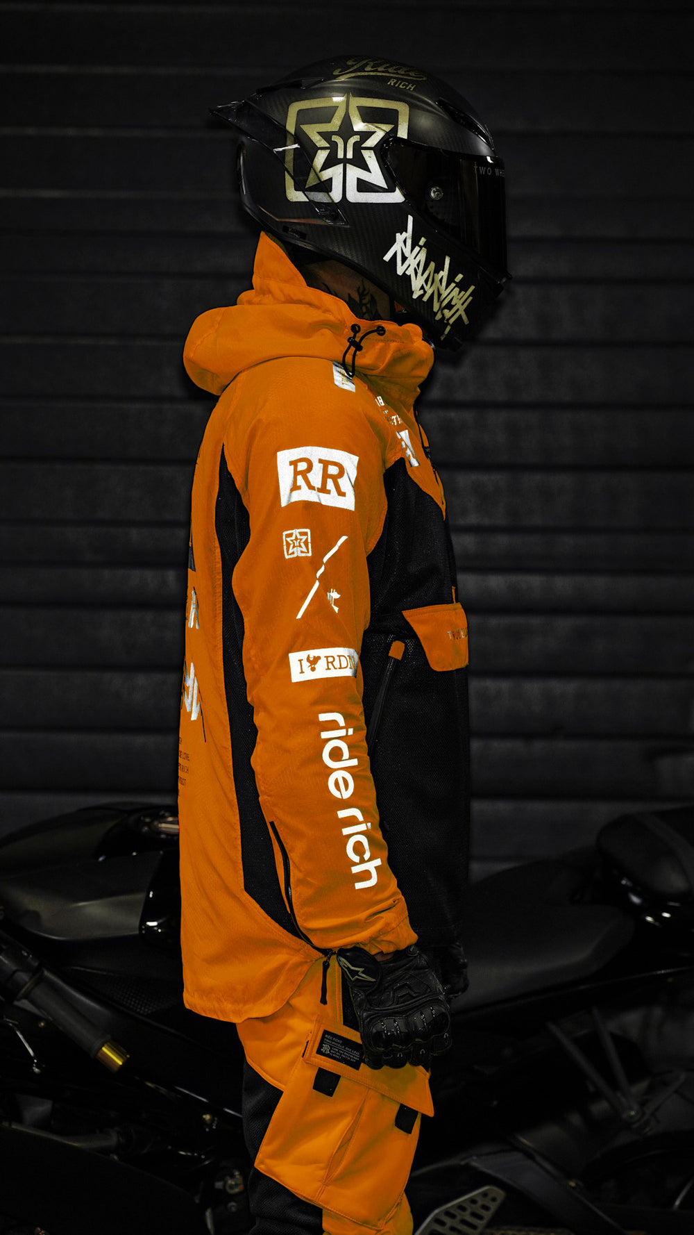 Concord™ V2.Flow™ Mesh Armoured Anorak Jacket {RR GP/Orange}