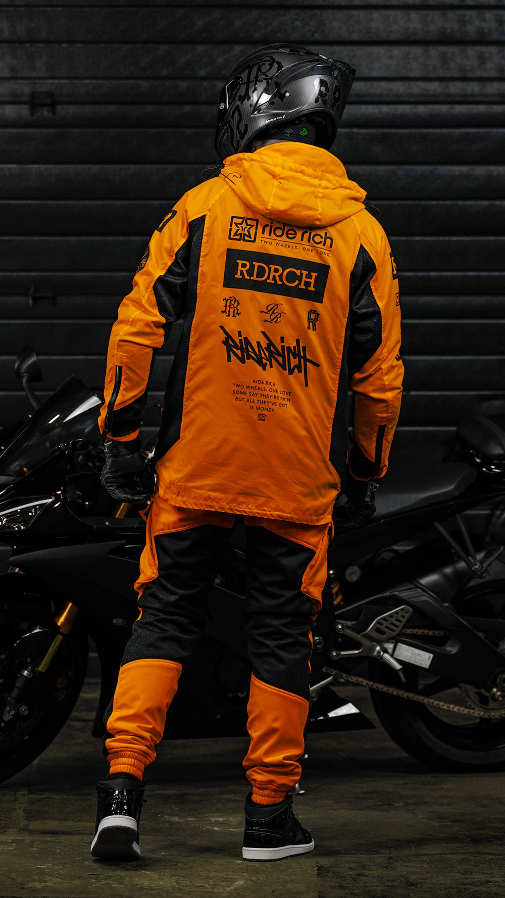 Concord™ V2.Flow™ Mesh Armoured Anorak Jacket {RR GP/Orange}