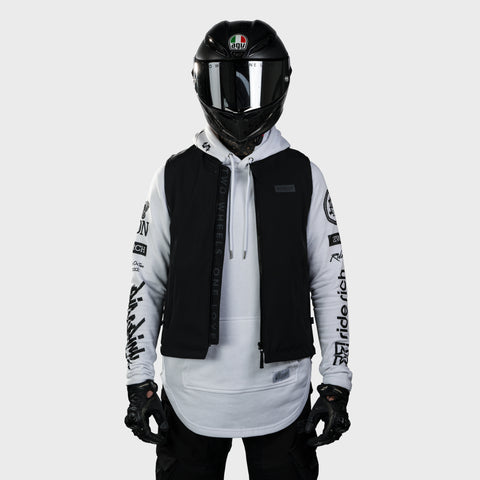 Scarboro™ Armoured Softshell Vest {Emblem/Black}