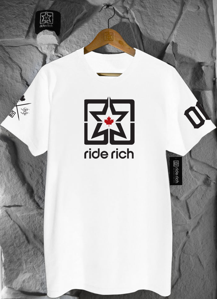 Ride Rich Home Grown Tee {White}