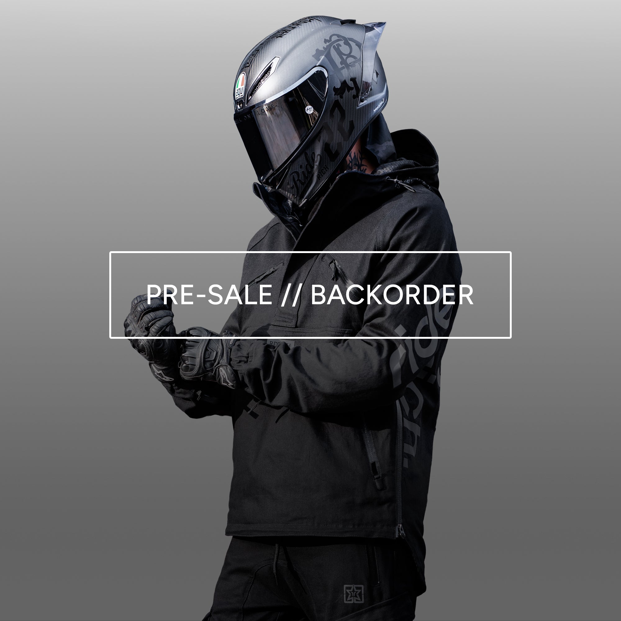 [Pre-Sale // Backorder] Concord™ Armoured Denim Anorak Motorcycle Jacket {The Message V2/Black}