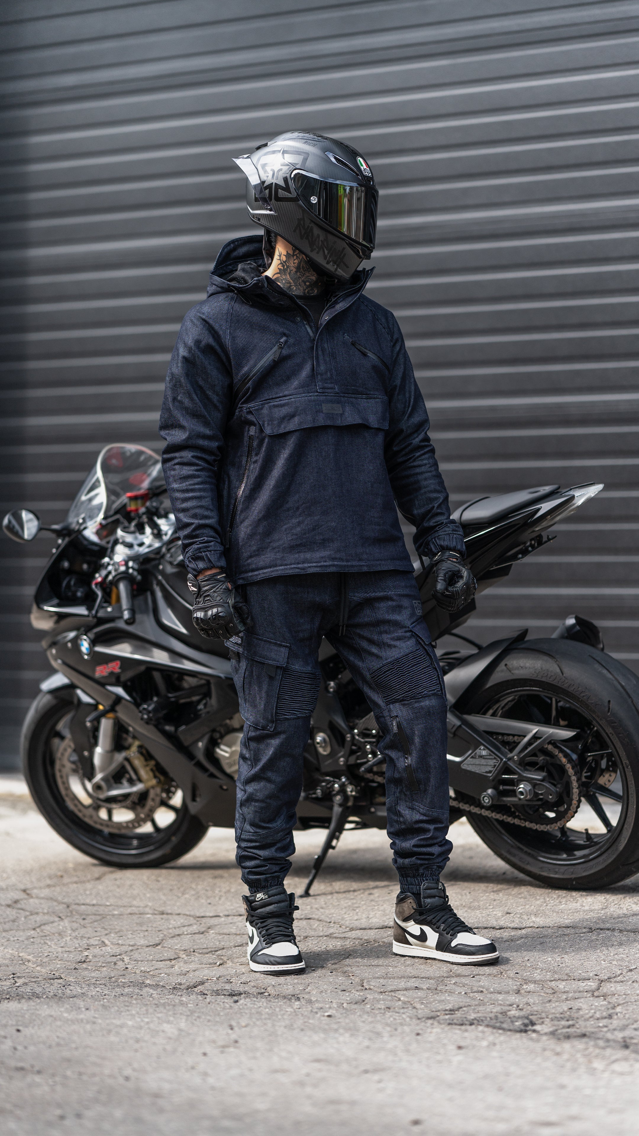 Concord™ Armoured Denim Anorak Jacket {The Message V2/Raw Indigo}